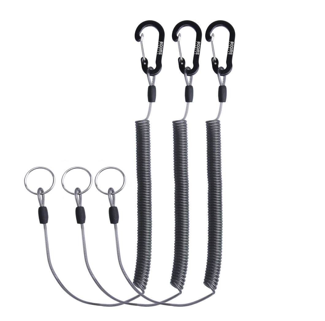 Booms Fishing T01 Coiled Lanyard 3 Pack 79