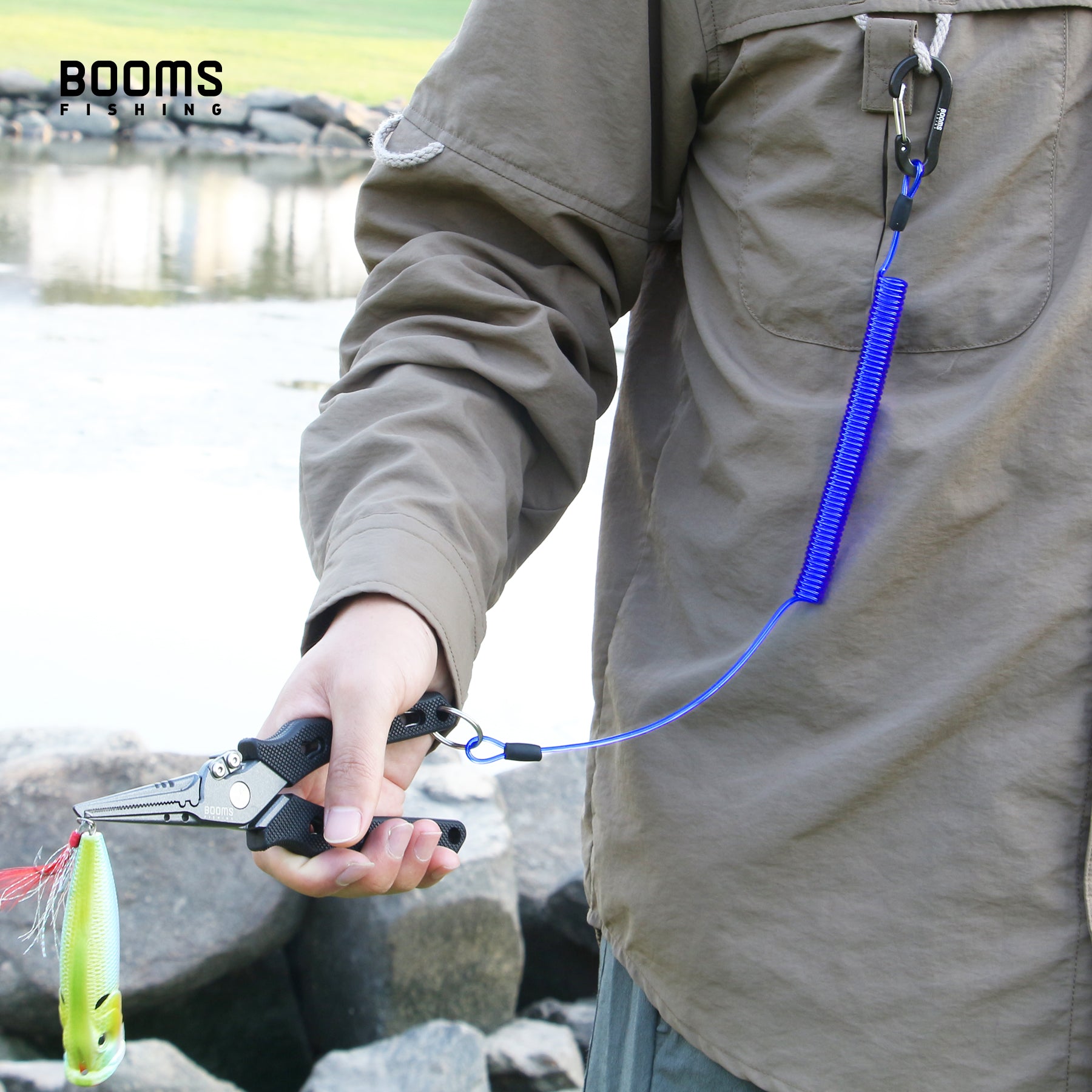  Booms Fishing T02 Heavy Duty Coil Lanyards and T04