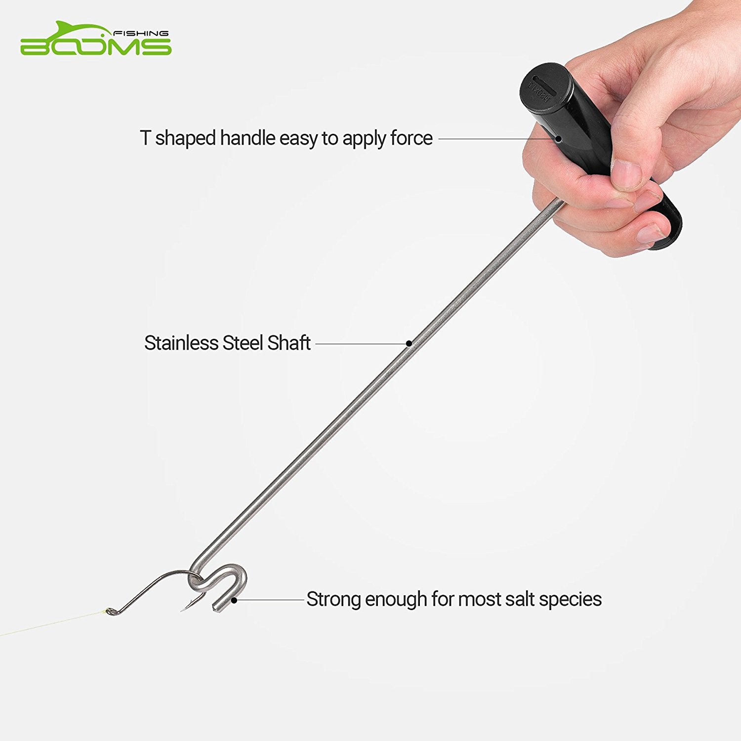  Booms Fishing R05 Fish Hook Remover, Dehooker for