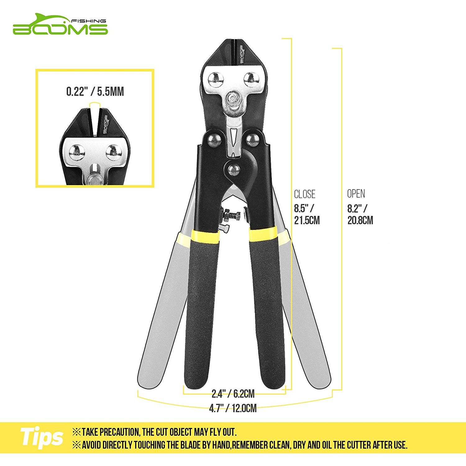 booms fishing wc3 hook cutter WC3 8.5 in Hook and Wire Cutter – Booms Fishing Official