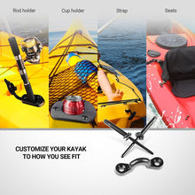 Load image into Gallery viewer, Booms Fishing MA1 Pad Eye Rivet Kit Attachment  Kayaks, Caones, Boats - Booms Fishing Offical
