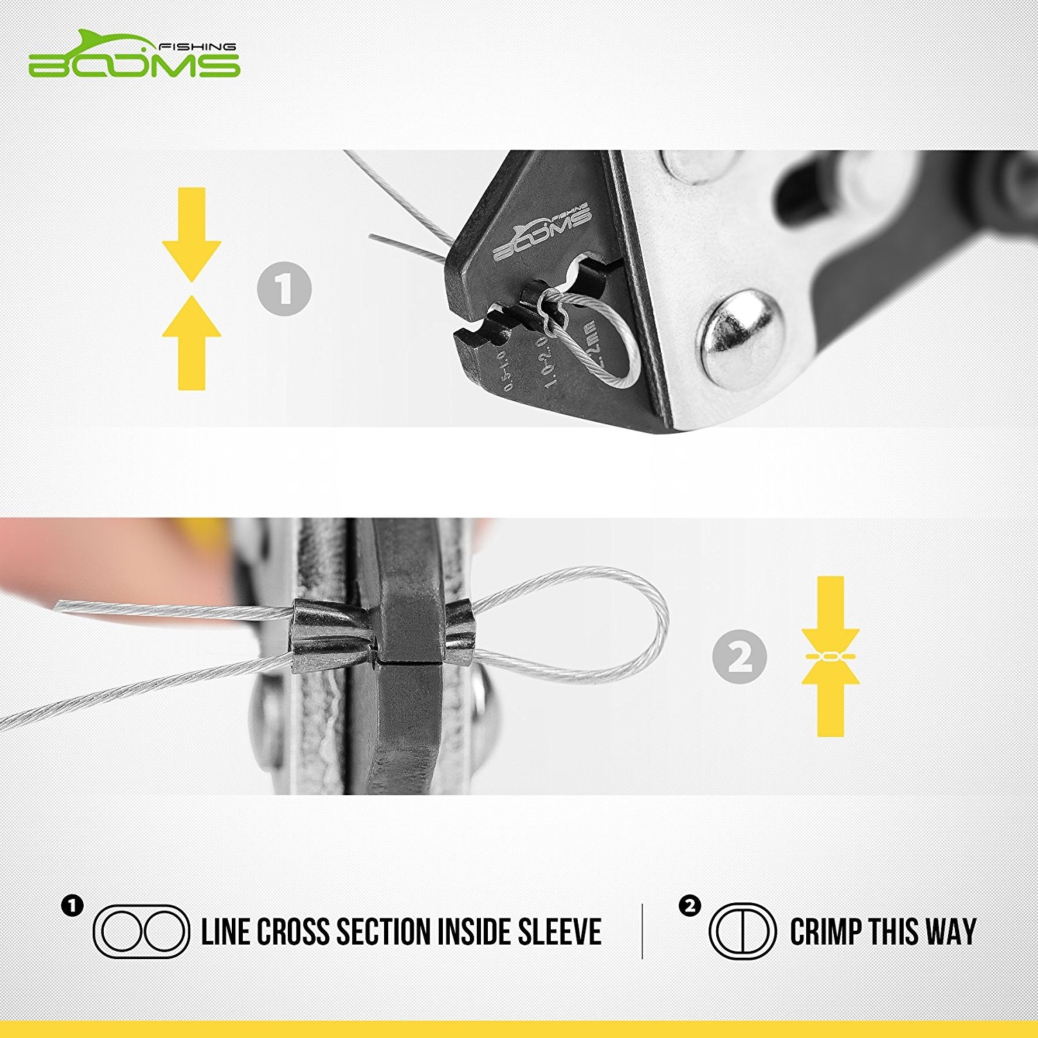 Fishing Crimping Tool Booms Fishing CP1 Crimping Pliers 10