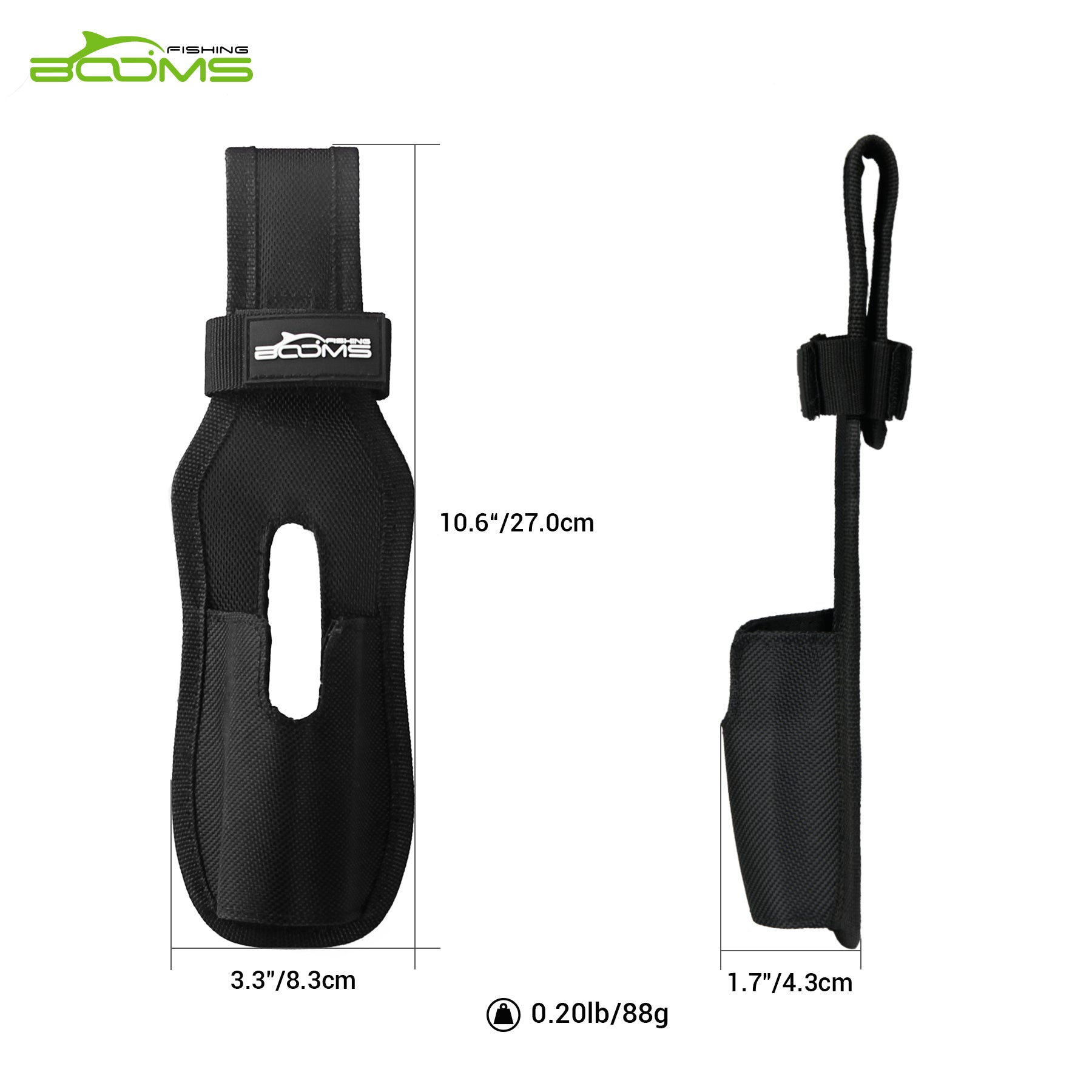 Booms Fishing P04 Waist Rod Holders For Belt Protable Polyester – Booms  Fishing Official