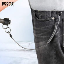Load image into Gallery viewer, Booms Fishing T01 Coiled Lanyard 3 Pack 79&quot; Retractable Fishing Lanyard Safety Gear Tether for Fishing Tools, Rods, Pliers and Fly Fishing Nets, Used for Boating, Paddles, Kayak

