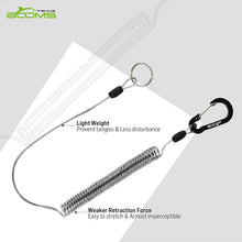 Load image into Gallery viewer, T01 Coiled Lanyards for Fishing Rods and Fly Fishing Nets
