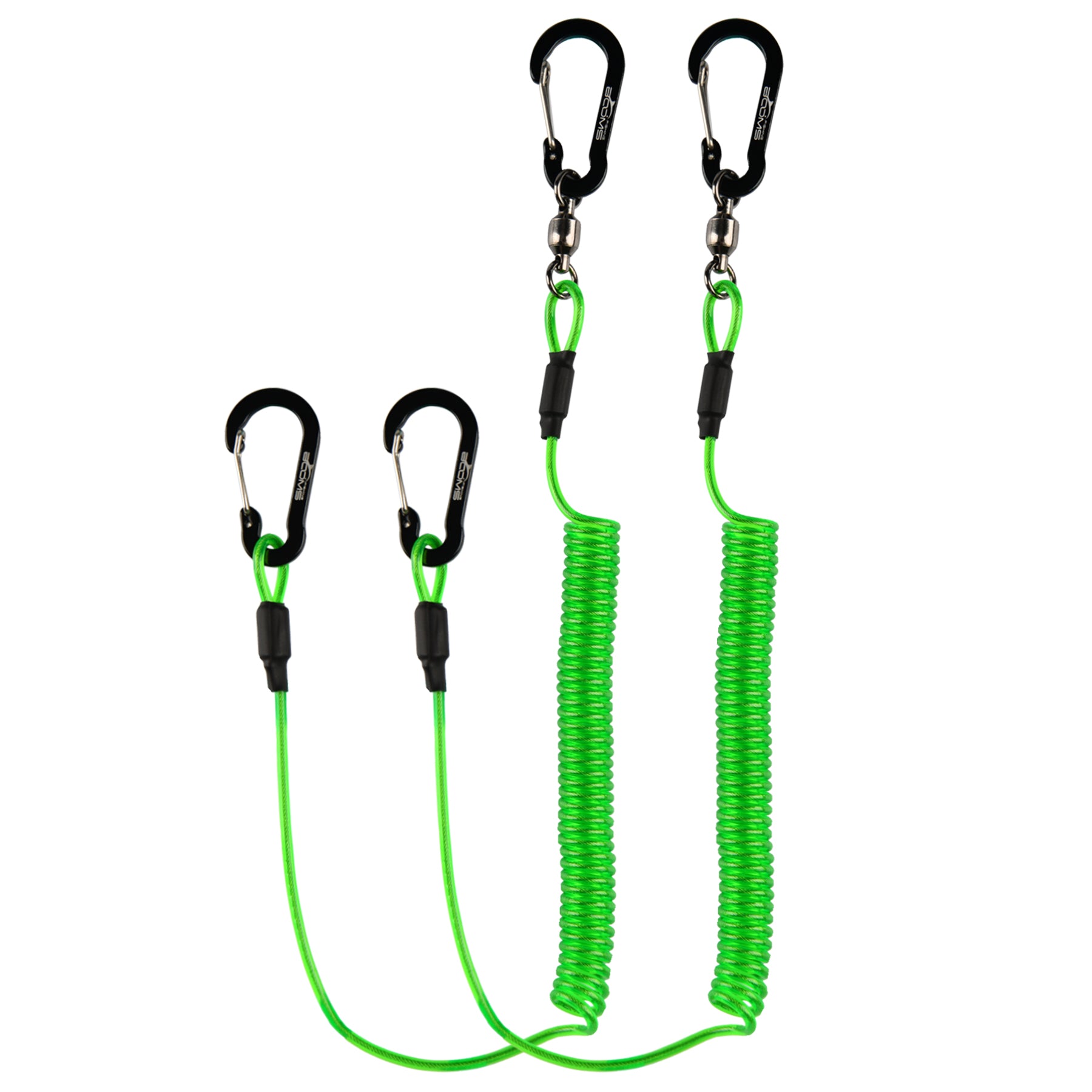  Booms Fishing T02 Heavy Duty Coil Lanyards and T04