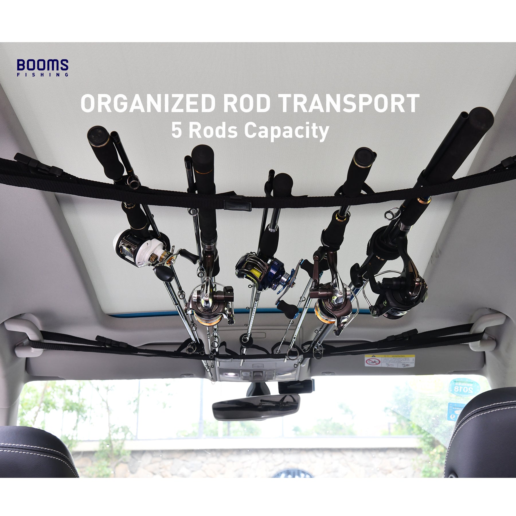 booms fishing rod holder VRC Vehicle Rod Carrier Straps System – Booms Fishing Official