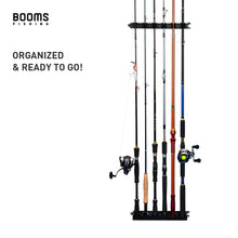 Load image into Gallery viewer, WV2 Vertical Fishing Rod Holders for Garage Wall Mount: Store Up to 6 Rods and Combs
